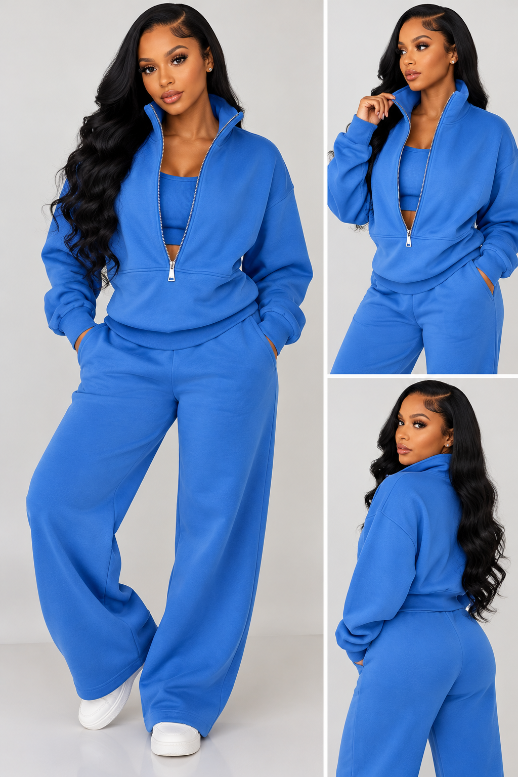 Royal Blue Fleece Set