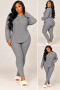 The Soft Life Ribbed Lounge Set